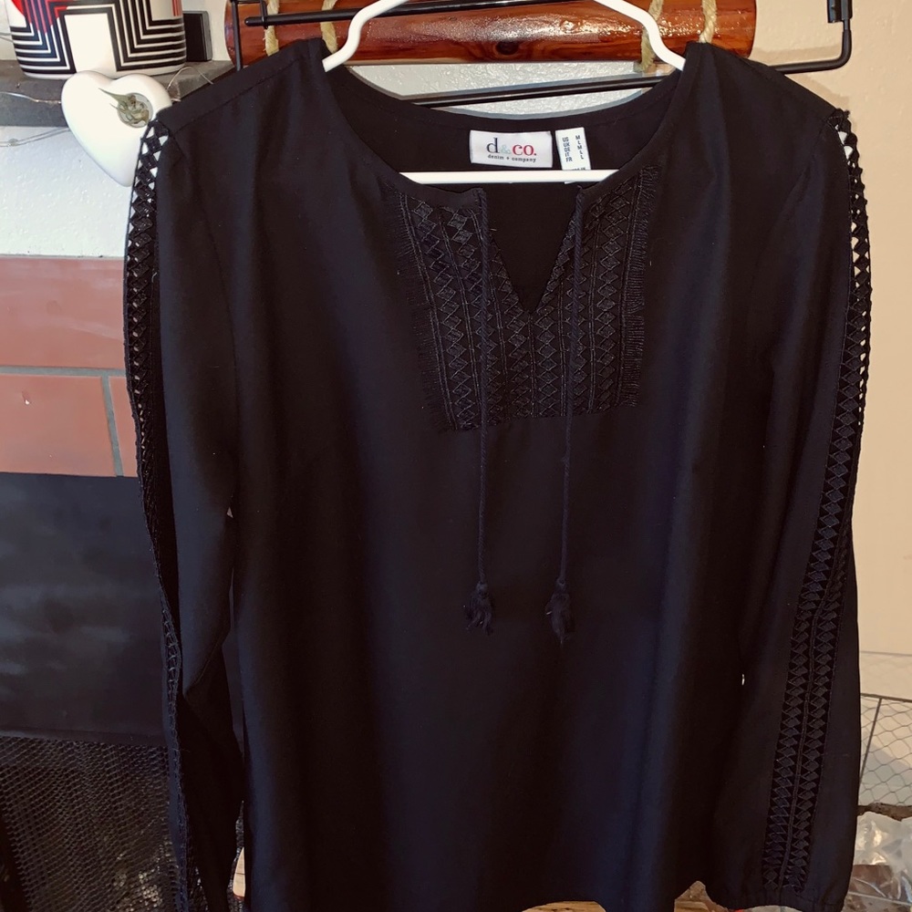 Denim & Co long sleeve blouse